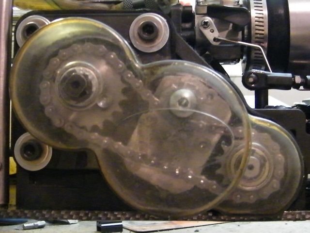 Getriebe Umbau auf Kette