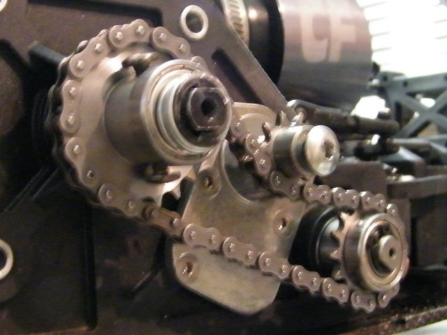 Getriebe Umbau auf Kette