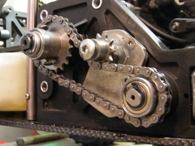 Getriebe Umbau auf Kette