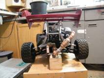 Eigenbau Silencer und Spoilerhalterung