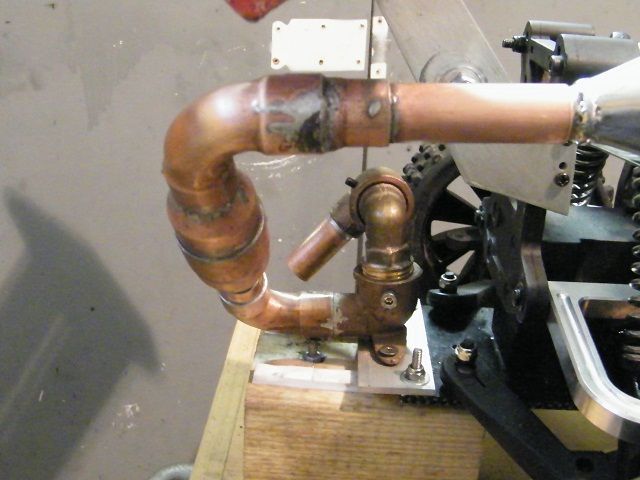 Eigenbau Silencer und Spoilerhalterung