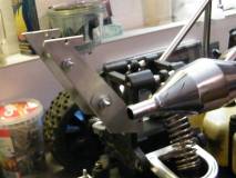 Eigenbau Silencer und Spoilerhalterung