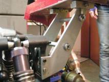 Eigenbau Silencer und Spoilerhalterung