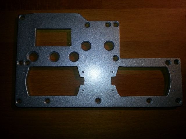 Alu Tuning Doppel-Servoplatte für den Carbon Fighter