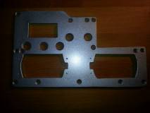 Alu Tuning Doppel-Servoplatte für den Carbon Fighter